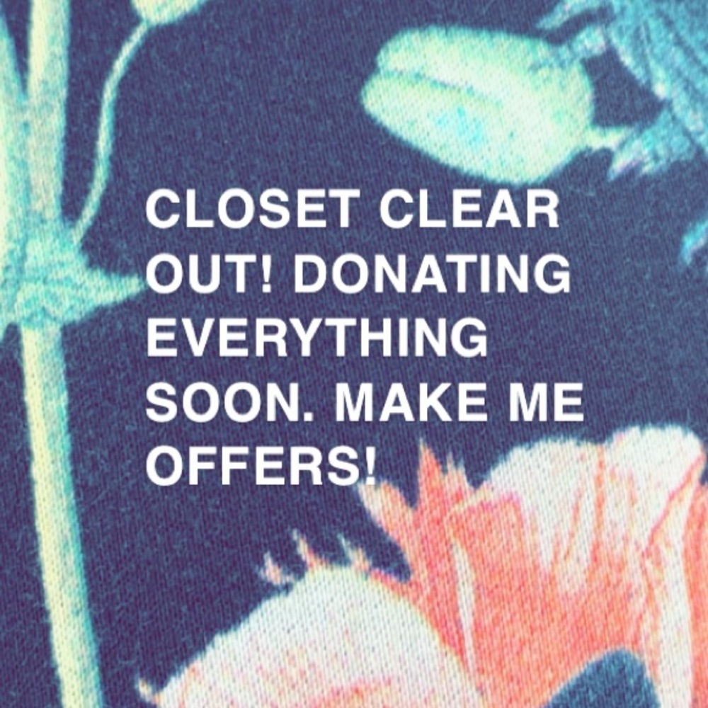 CLEARING OUT CLOSET